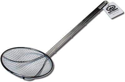 King Kooker 18 in. Heavy-Duty Nickel-Plated Wire Mesh Skimmer with 6 in. Bowl