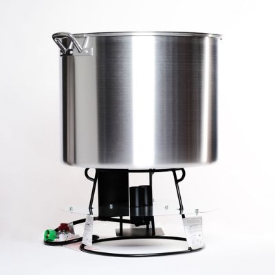 King Kooker Outdoor Double Jet Cooker Package with 120 qt. Aluminum Pot