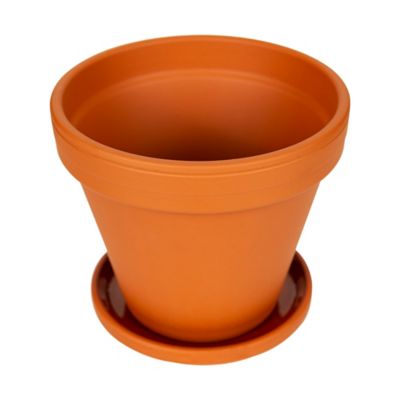 Image showing 6 th Border Concepts 0.47 lb. Terra Cotta Planter, 8 in.