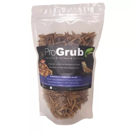 ProGrub Dried Black Fly Larvae 4 oz Reptile food Reptile Food