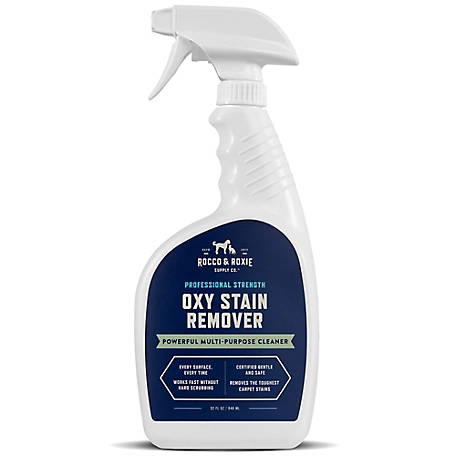 Rocco & Roxie Supply Co Clean Carpet, Upholstery and Laundry Oxy Stain Remover - 32 fl. oz. Spray Bottle