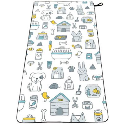 BRB Pets HydroPET Towel - A Large (60 in. x 30 in.) Premium Travel Pet Towel