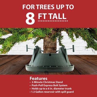 Image showing 7 th Jack Post Plastic Tree Stand for 6 ft. Trees. 4.75 in. Trunk, 1/2 gal. Water Capacity, 506-ST-8PK