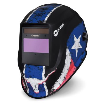 Image showing  3.82 in. x 1.85 in. 9-13 Shade Welding Helmet, Creator Texas