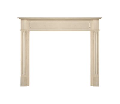 Pearl Mantels Transitional Styled Mantel Surround, 48 in., Hand-Chosen Grade A Wood and Wood Veneers, Unfinished