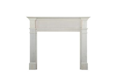 Pearl Mantels Timeless Mantel Surround, 56 in., Hand-Chosen Grade A Wood and Wood Veneers, Unfinished