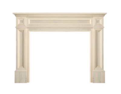 Pearl Mantels Perfectly Classic and Timeless Mantel Surround, 56 in., Hand-Chosen Grade A Wood and Wood Veneers