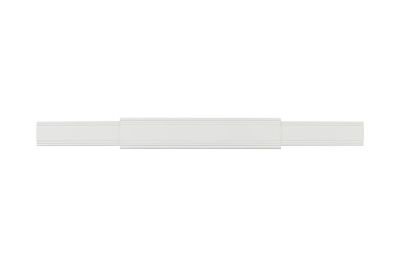 Pearl Mantels Contemporary Fireplace Shelf Mantel, Premium White MDF, 48-80 in. Adjustable Length, One Size Fits All