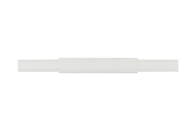 Pearl Mantels 48-80 in. Adjustable Length Premium MDF Contemporary Fireplace Shelf Mantel, White