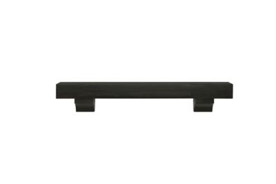 Pearl Mantels 48 in. Hand-Distressed Hand-Finished Premium Pine Wood Fireplace Shelf Mantel, Distressed Brown