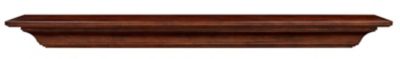 Pearl Mantels Traditional Premium Wood Fireplace Shelf Mantel, Brown, 10 in. x 5 in. x 48 in.