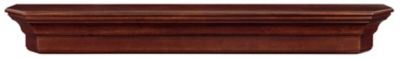 Pearl Mantels Traditional Premium Wood Fireplace Shelf Mantel, Brown, 8 in. x 6.5 in. x 48 in.