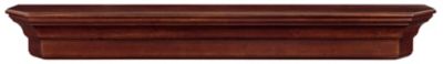 Pearl Mantels 72 in. x 8 in. x 6.5 in. Traditional Premium Wood Fireplace Shelf Mantel, Brown