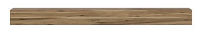 Pearl Mantels 60 in. Beautiful Natural Acacia Wood Fireplace Shelf Mantel, Ash