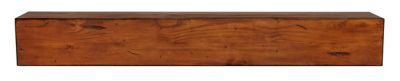 Pearl Mantels Hand-Distressed Hand-Finished Premium Pine Wood Fireplace Shelf Mantel, 10 in. x 8 in., 72 in.