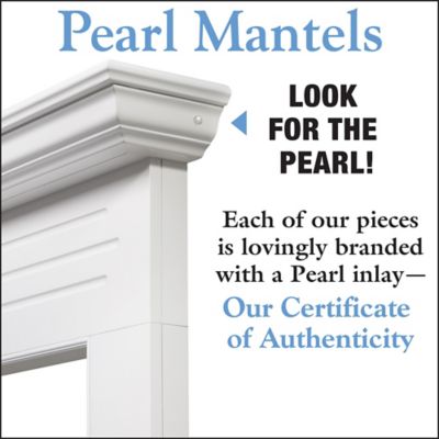 Image showing  51 in. Simplistic Yet Stylish Premium MDF Mantel Surround