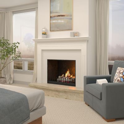 Image showing  51 in. Simplistic Yet Stylish Premium MDF Mantel Surround