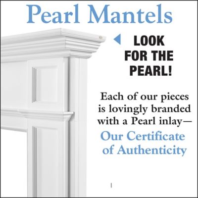 Image showing  48 in. Premium MDF Traditional Mantel Surround