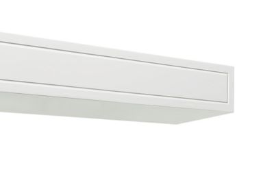 Image showing 5 th Pearl Mantels 48 in. Premium MDF Mantel Shelf, Crisp White Paint