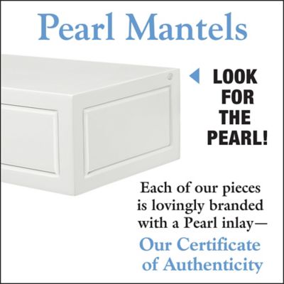 Image showing  72 in. Premium MDF Mantel Shelf, Crisp White Paint