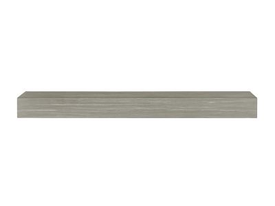 Pearl Mantels Non-Combustible Fireplace Shelf Mantel, Gray, 9 in. x 5 in., 48 in., Indoor/Outdoor