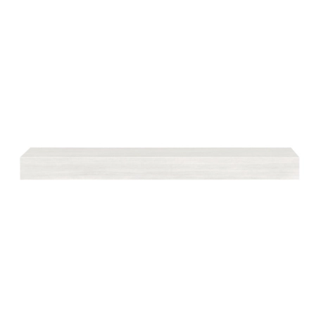 Pearl Mantels Non-Combustible Fireplace Shelf Mantel, White, 9 in. x 5 in., 48 in., Indoor/Outdoor