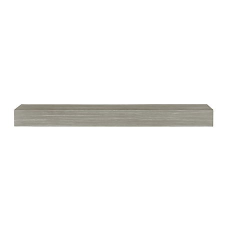 Pearl Mantels Non-Combustible Fireplace Shelf Mantel, Gray, 9 in. x 5 in., 60 in., Indoor/Outdoor