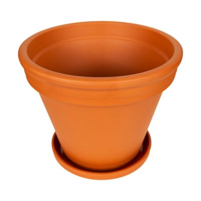 Image showing 7 th Border Concepts 1.74 lb. Terra Cotta Planter, 12 in.