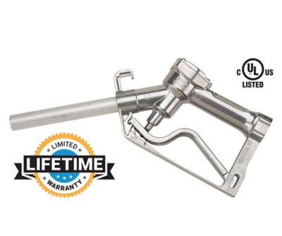 Image showing  UL Listed Manual Shut-Off Unleaded Fuel Nozzle, up to 18 GPM, 3/4 in. NPT