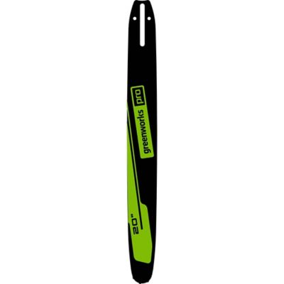 Greenworks Pro 20 in. Chainsaw Bar, 3/8 in. Pitch, 0.050 in. Gauge, 78 Drive Links
