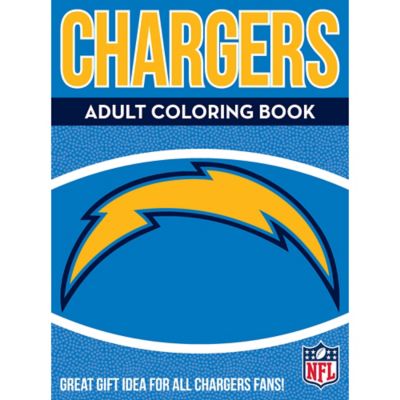 In the Sports Zone NFL Adult Coloring Book, Los Angeles Chargers, 9781946776280