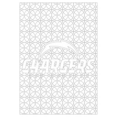 Image showing  NFL Adult Coloring Book, Los Angeles Chargers, 9781946776280