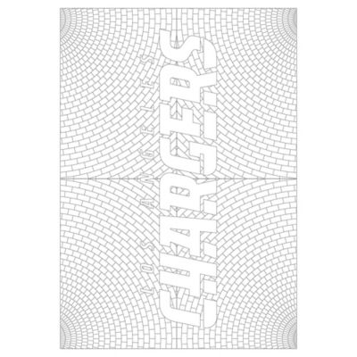 Image showing  NFL Adult Coloring Book, Los Angeles Chargers, 9781946776280