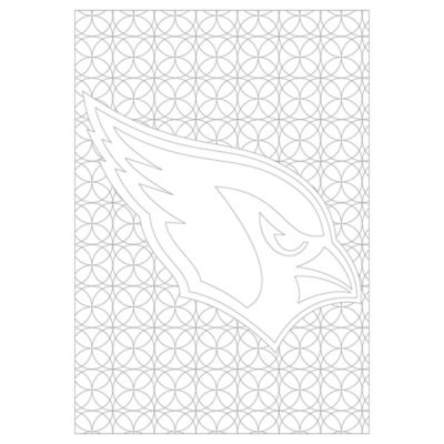 Image showing  NFL Adult Coloring Book, Arizona Cardinals, 9781946776273