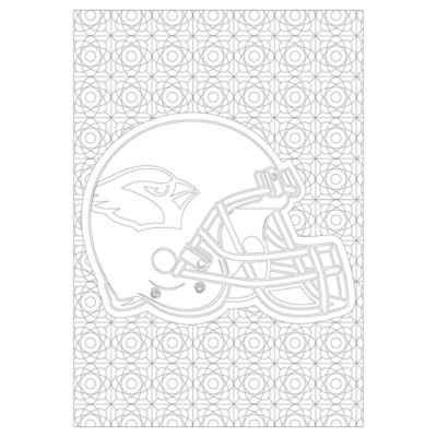 Image showing  NFL Adult Coloring Book, Arizona Cardinals, 9781946776273