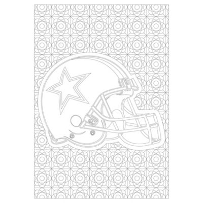 Image showing  NFL Adult Coloring Book, Dallas Cowboys, 9781946776204