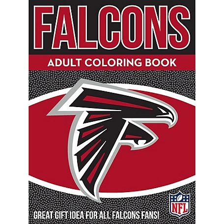 In the Sports Zone NFL Adult Coloring Book, Atlanta Falcons, 9781946776129