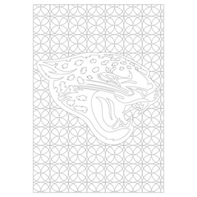 Image showing  NFL Adult Coloring Book, Jacksonville Jaguars, 9781946776105