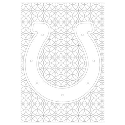 Image showing  NFL Adult Coloring Book, Indianapolis Colts, 9781946776099