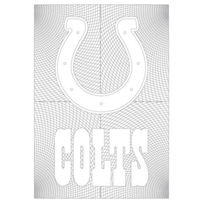 Image showing  NFL Adult Coloring Book, Indianapolis Colts, 9781946776099