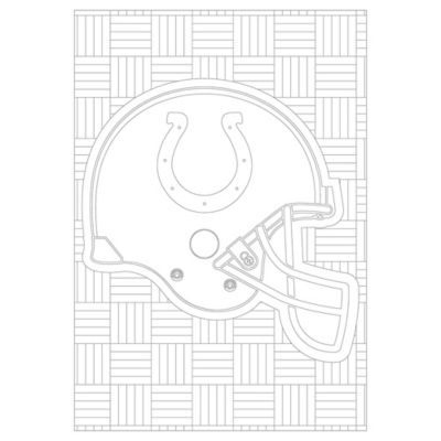 Image showing 5 th In the Sports Zone NFL Adult Coloring Book, Indianapolis Colts, 9781946776099
