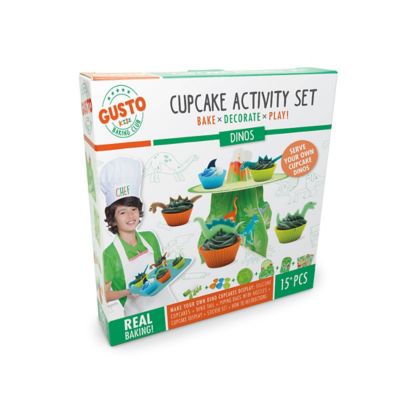 Gusto Dinos Cupcake Activity Set - Bake, Decorate, Play, GD 18002
