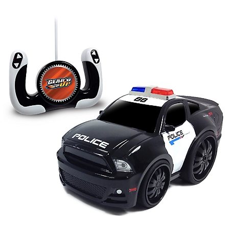 Jam'n Products Gear'D Up Chunky Ford Mustang Remote Control Vehicle, Police 3 Years and Up, 22502