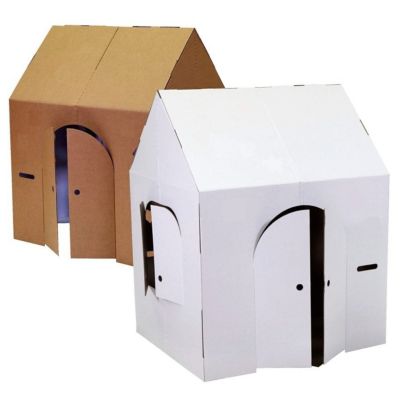 Easy Playhouse Crafty Cottage Cardboard Playhouse