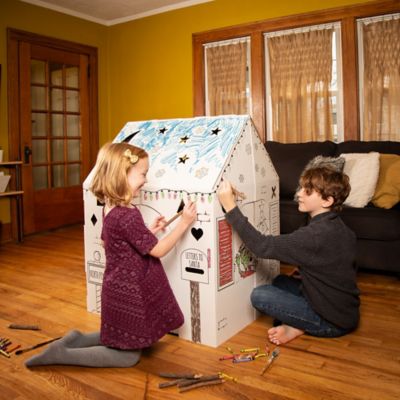 Image showing  Holiday Cottage Cardboard Playhouse