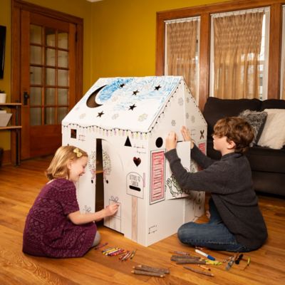 Image showing  Holiday Cottage Cardboard Playhouse