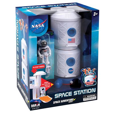 Daron Space Space Adventure Nasa Space Station with Lights, Sound, Astronaut, and Space Hover, PT63113