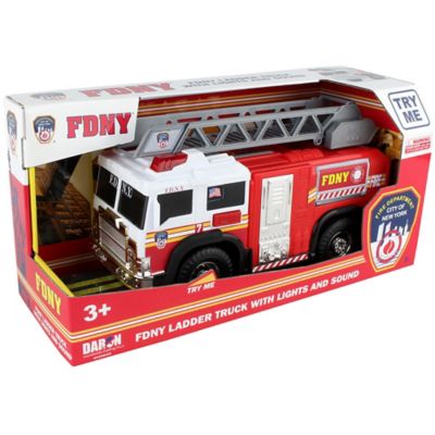 Daron Fire Department City of New York Ladder Truck with Lights, Sounds & Moveable Ladder (Fdny), NY206005