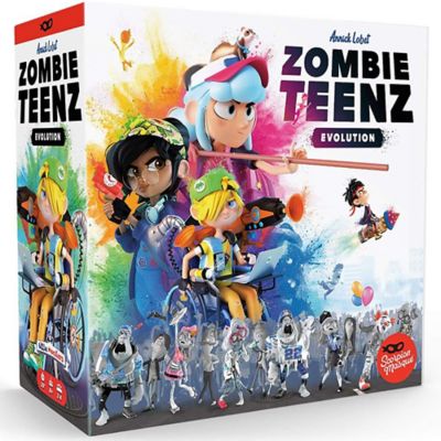 IELLO Zombie Teenz Evolution Board Game, 2-4 Players, For Ages 8+