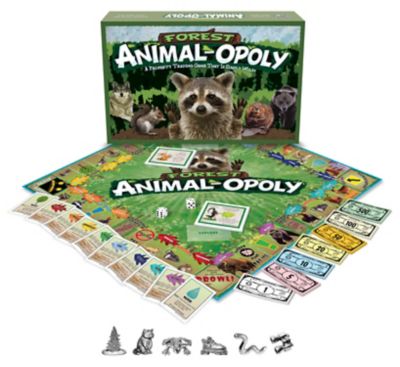 Late For the Sky Forest Animal-Opoly Board Game, 2-6 Players, For Ages 8+